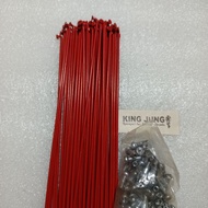 MERAH 26 and 700c red wheel spokes 262mm long contains 72 pieces of federal CTB jengki fixie spoke s