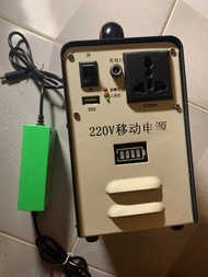 港浩220v移動電源大容量戶外便攜露營擺攤家用大功率應急蓄電池