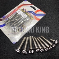 SKRU ENJIN YAMAHA AEROX/NVX155 SKRU SC SIAM SKRU KULIT ENJIN AEROX