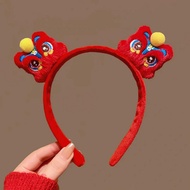 New Cute Year Of The Horse Celebration Plush Hair Hoop Female Wash Headwear Year's Facial I0g1 I7y4