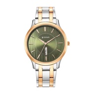 Titan Karishma Green Dial Brass Strap Watch 1825KM03