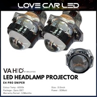 VAHID E4 3INCH 30W Bi LED Projector Lens Car Headlight Kit Universal Retrofit VS Xenon