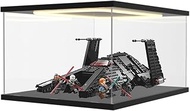Acrylic Display Case for Collectibles, Lighted Clear Lego Display Box for Star Wars 75402 75301 7529