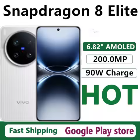 Original Vivo X200 Ultra Mobile Phone 200.0MP Camera 6.82" AMOLED 120HZ 6000mAh Battery 90W Charge S