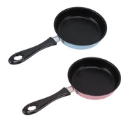 12cm Mini Frying Pan Stainless Steel Prevent Stick Induction Pot Round Breakfast Small Fry Egg Pan w