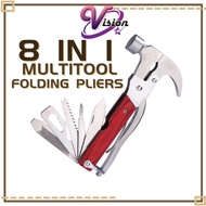Multitool Folding Pliers Handtool Hammer Outdoor Camping Hatchet Multi-Functional Stainless Steel Su