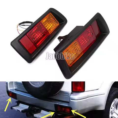Car Lamp Tail Bumper Rear Fog Lights Lamp fit for Toyota Land Cruiser Prado FJ90/95 1996 1997-2002 8