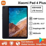 Xiaomi Tablet MI Pad 4 Plus LTE Ultra-thin 10.1 Inch 1920X1100 HD Android Tablet Snapdragon 660 4G R