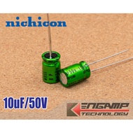 (1 Unit) [E-CAP] 10uF/50V B.P 85C Nichicon MUSE 8x11.5mm P = 3.5mm