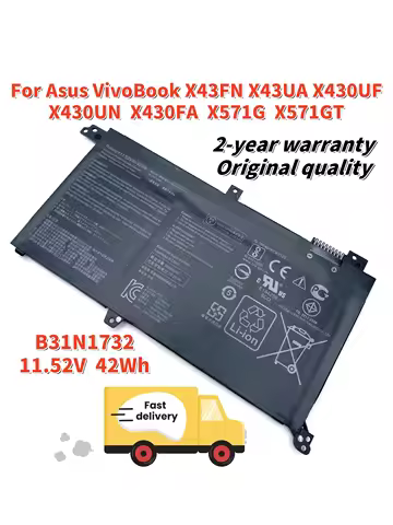 B31N1732 Laptop Battery For ASUS VivoBook S14 S571 S430FA S430UA X430FN X430UA X430UF X430UN X430FA 