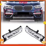 1Pair Front LED DRL Fog Light for BMW X3 X4 G01 G02 2017-2019 Daytime Running Light Bumper Lamp