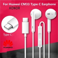 Earphone P50 P40 P30 Pro Honor Magic 5 4 3 X9 X9a X8a 90 70 50 Nova 12 11 Type-C Port InEar Earphone