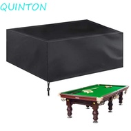 QUINTON Billiard Table Cover, Waterproof Oxford Cloth Pool Table Dust Cover, Durable with Drawstring