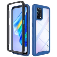 Phone Case For OPPO A96 5G Reno 7Z 5G 5F 7 Lite 6 Lite 5 Lite Armor 2In1 Shockproof Bumper Back Cove