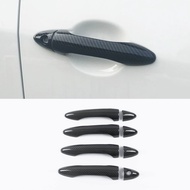 For KIA CERATO K3 2013-2020 carbon fiber pattern car door handle cover trim,K3 KX YD outer door hand
