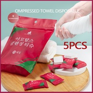 NEW 5PCS Towel Disposable Towel Compressed Towel Disposable Face Towel Cotton Towel