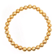 【正佳珠寶】天鐵 頂級金黃天鐵隕石 5.8-6.3mm 天鐵鎳鐵隕石手珠