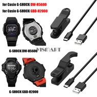 USB Clip Charger for Casio G-Shock DW-H5600 Fast Charging Cable for G-SHOCK GBD-H2000 Watch Cord