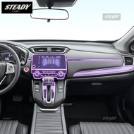 For Honda Breeze 2020-2022 Car interior Center console transparent TPU Paint protective film Anti sc