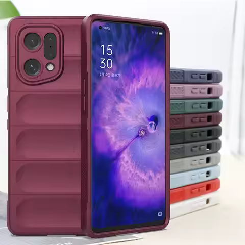 For OPPO Find X5 Pro Case For OPPO Find X5 Pro Cover Capas Phone Bumper Soft TPU Shockproof For Fund