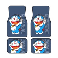 Doraemon Universal 4PCS Car Floor Mats Fit for Cars Truck SUV Cartoon Floor Foot Pads Anti Slip Front and Rear Mats Set
