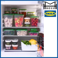☋[17-PIECE SET] IKEA PRUTA FOOD CONTAINER SET OF 17 TRANSPARENT IKEA FOOD CONTAINER FRUIT CONTAINER 