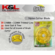 Sufix Nylon Grass Cutter / Nylon String Metal Plate Brush Cutter / Tali Dan Piring Mesin Rumput HIGH