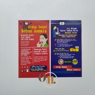 Live Flyer Anemia-Freebebas - Flyer How to Drink Blood-Containingtablet - Anemia Brochure