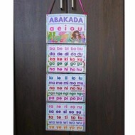 ABAKADA HANGING CHART - FULLY LAMINATED WITH RINGS