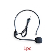 Portable Headset Microphone 3.5mm TS Plug Wired Mic for Wireless Tour Guide System Teaching Voice Am