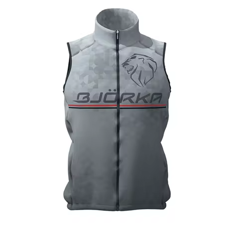 BJORKA Winter Cycling Windproof/Waterproof Sleeveless Jersey Mens Pro Team Bicycle Vest Bicicletas C