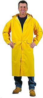 Galeton 7970-XXXL-YW 7970 Repel Rainwear 0.35 mm PVC Raincoat, 48" Long, 3X-Large, Yellow