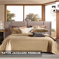 KATUN Premium Jacquard Cotton Bed Sheet Set Size 160x200 King 180x200 Extra King 200x200 140x200 - 9