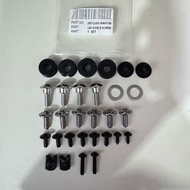 Screw Leg Shield Bush Rubber Set Sayap Skru Getah Set Honda Ex5 Class Wave 100 Ex5 Class 1 Wave100
