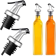 TAROW Oil Pour Spouts, Olive Oil Bottle Dispenser with Leakproof Nozzle for Olive Oil, Wine, Vinegar, Soy Sauce, Oil Bottle Dispenser Kitchen Tools