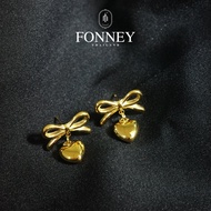 Foney-E24904ต่างหูสแตนเลส ไม่ลอก ไม่ดำ