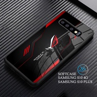 HP [CS40] Glossy Case | SAMSUNG S10 4G | SAMSUNG S10 PLUS | CUTE MODERN CASE | Casing ROG Pattern Sh