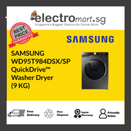 SAMSUNG WD95T984DSX/SP QuickDrive™ Washer Dryer 9.5Kg 4 Ticks