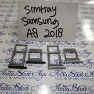 Simtray SIMLOCK Card SLOT SAMSUNG GALAXY A8 2018. SIMTRAY