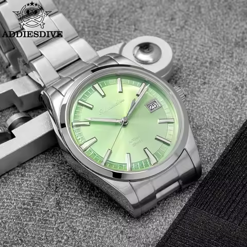 ADDIESDIVE 39MM Watch For Men Bubble Mirror Glass BGW9 Super Luminous 100m Waterproof reloj NH35A Au