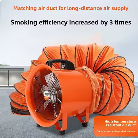 household blower Portable axial fan 220v ventilation and exhaust industry limited space fan blower