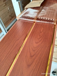 Plafon PVC warna Coklat Nat Emas berkualitas ( type 031 ) - 5M