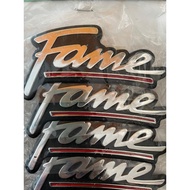 FAME LOGO / FRONT HORN COVER EMBLEM FOR HONDA FAME