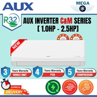[NEW BRAND] AUX NEW 4/5 STAR INVERTER AIRCOND R32 C/M-SERIES[1HP ~ 2.5HP]