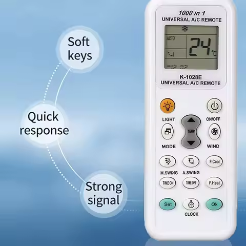 Universal Air Conditioner A/C Remote Control For Gree Midea Toshiba Haier Daikin Hitachi Mitsubishi 