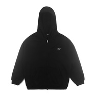 เสื้อสเวตเตอร์มีฮู้ดแบบมีซิปแบบหนา KITH สำหรับผู้ชายและผู้หญิง ฤดูใบไม้ร่วง/ฤดูหนาว ปักลาย ปกติ คอกล