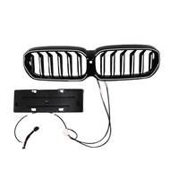 Abs plstics grills with led lights grille 2021 For BMW G30 5 series lci 540i m550 530i Car grills