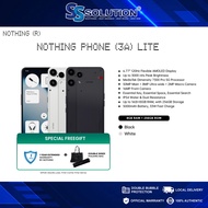 Nothing Phone (3a) Lite  l 8GB RAM + 256GB ROM l 6.77” flexible AMOLED l MediaTek Dimensity 7300 Pro