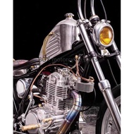 Japanese Headlight Aluminum Alloy Harley SR400 Stick Wang Xinyuan W650 800 etc Universal