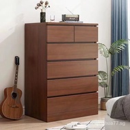 Chest Of Drawers Locker Simple Solid Wood Chest Of Drawers Home Cabinet Drawer (LO)